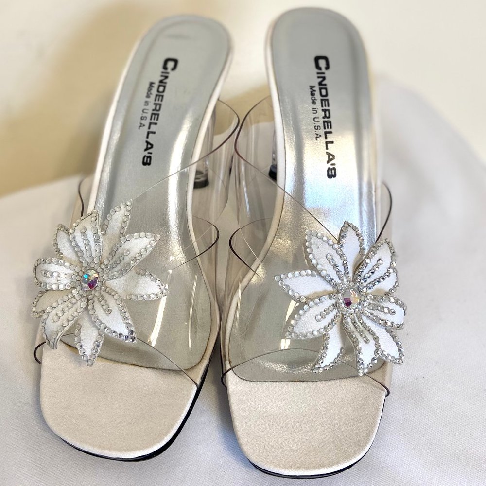 Swarovski Crystal Cinderella's Slide Heels